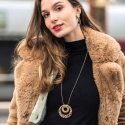 Ibhar - Sautoir zebré