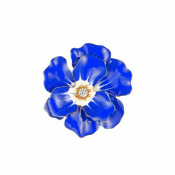 Keytha - Broche bleue