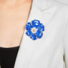 Keytha - Broche bleue