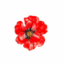 Keytha - Broche rouge