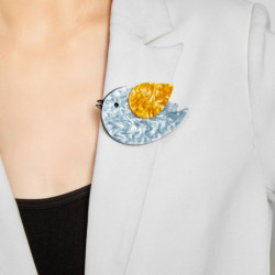 Olenka - Broche jaune