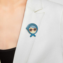 Olesya - Broche bleue