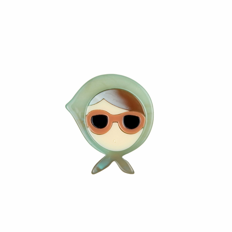 Olesya - Broche verte