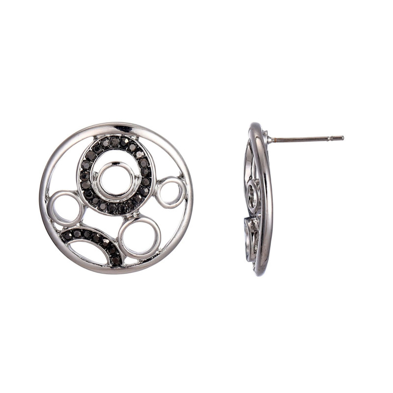 Ijara - Boucle d'oreille tige argentée