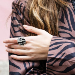 Ikmar - Bague élastique dorée