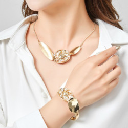 Izhar - Bracelet élastique argenté