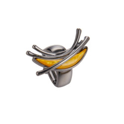 Danita - Bague élastique jaune