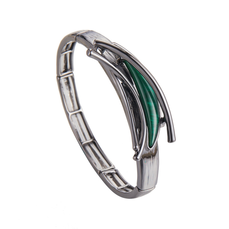 Danita - Bracelet élastique vert