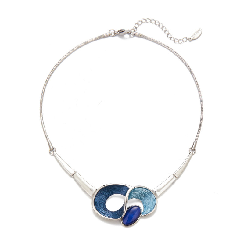 Difla - Collier bleu