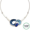 Difla - Collier bleu