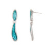 Donia - Boucle d'oreille tige turquoise