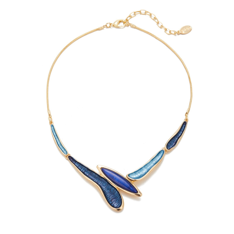 Donia - Collier bleu marine