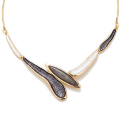 Donia - Collier noir et blanc