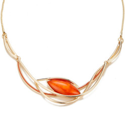 Dorte - Collier orange
