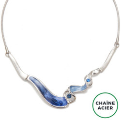Doulfine - Collier bleu