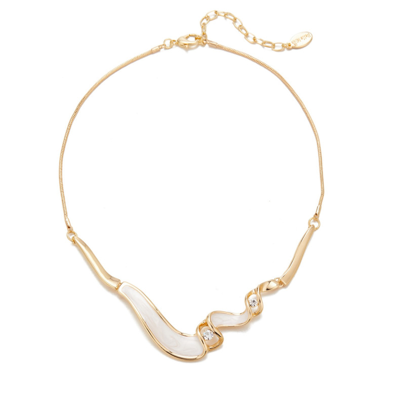 Doulfine - Collier blanc
