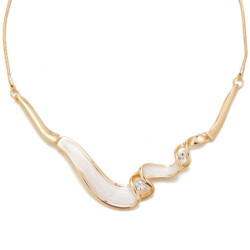 Doulfine - Collier blanc