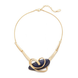 Dulce - Collier bleu marine