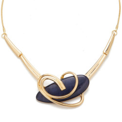 Dulce - Collier bleu marine