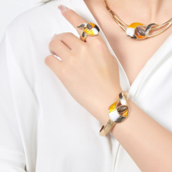 Damissa - Bague élastique multicolore