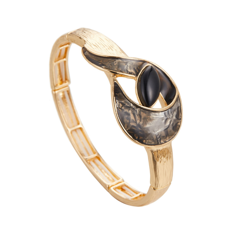 Damissa - Bracelet élastique noir