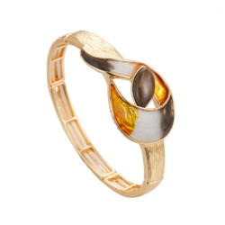 Damissa - Bracelet élastique marron