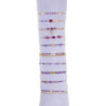 Valencia - Lot de 10 bracelet acier violet
