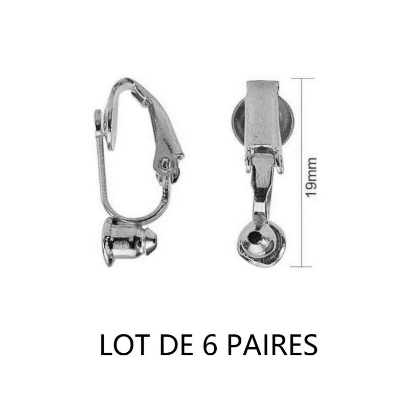 Adaptateur clip argenté