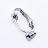 Adaptateur clip argenté