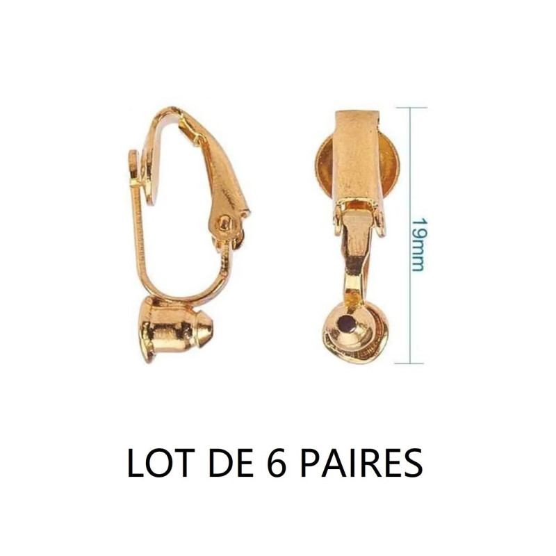 Adaptateur clip doré