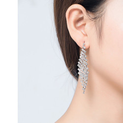 Wilma - Boucle d'oreille tige argentée