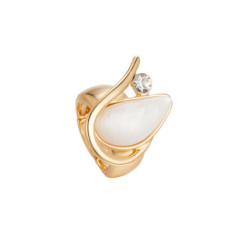 Danitza - Bague élastique blanche