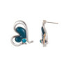 Donella - Boucle d'oreille tige turquoise