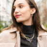 Donella - Collier bleu gris