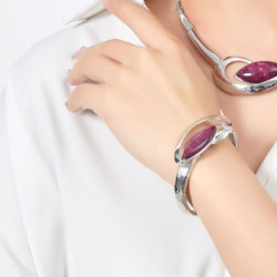 Docia - Bracelet élastique vert