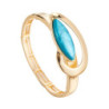 Docia - Bracelet élastique turquoise
