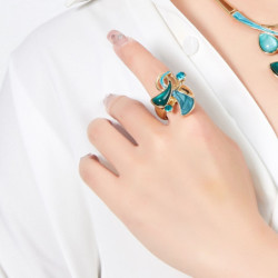 Douka - Bague élastique noire