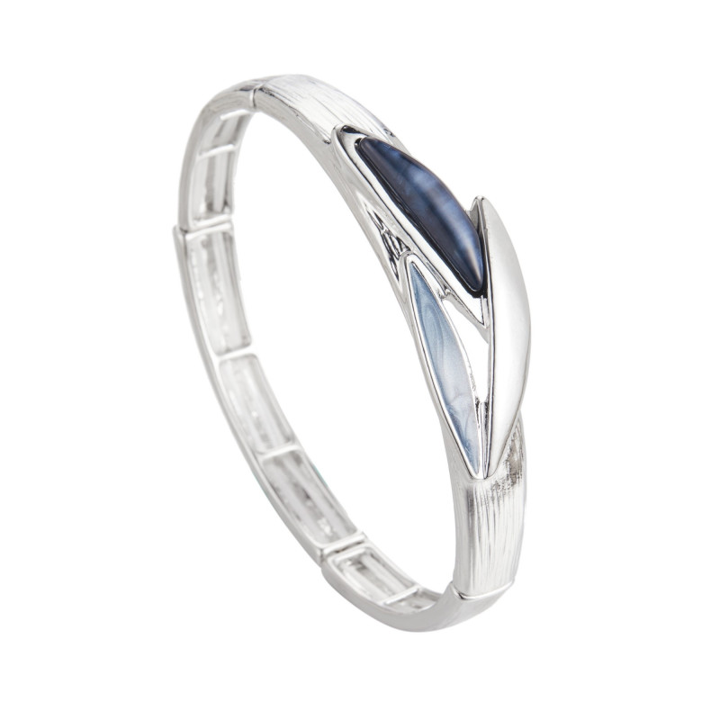 Dorine - Bracelet élastique bleu