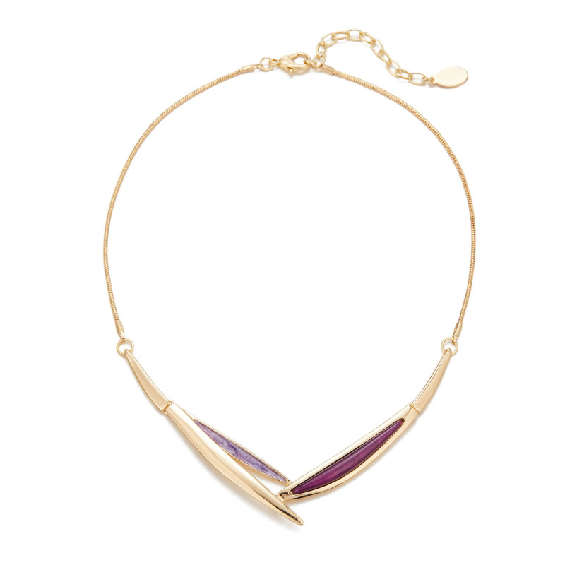 Dorine - Collier violet
