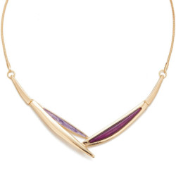 Dorine - Collier violet