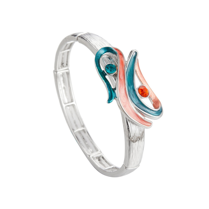 Dauphine - Bracelet élastique bicolore