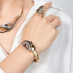 Dauphine - Bracelet élastique turquoise