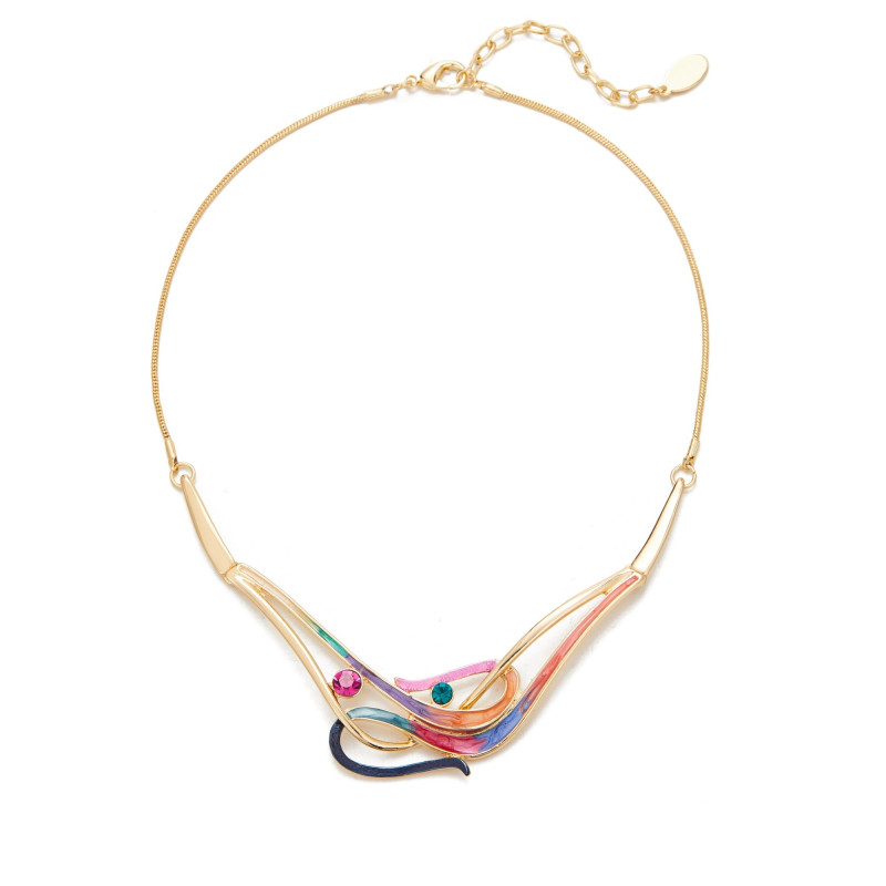 Dauphine - Collier multicolore