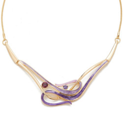 Dauphine - Collier violet