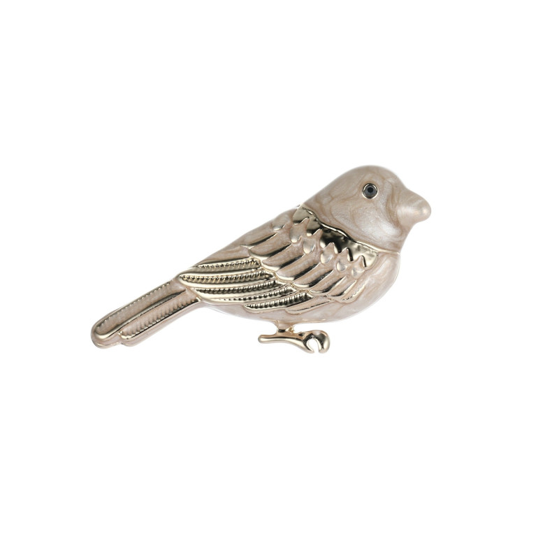 Parisa - Broche aimantée beige