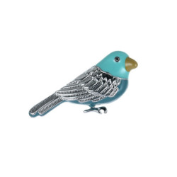 Parisa - Broche aimantée bleue