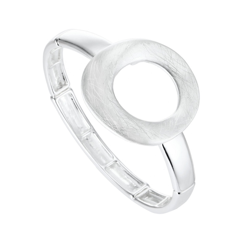 Heather - Bracelet élastique argenté