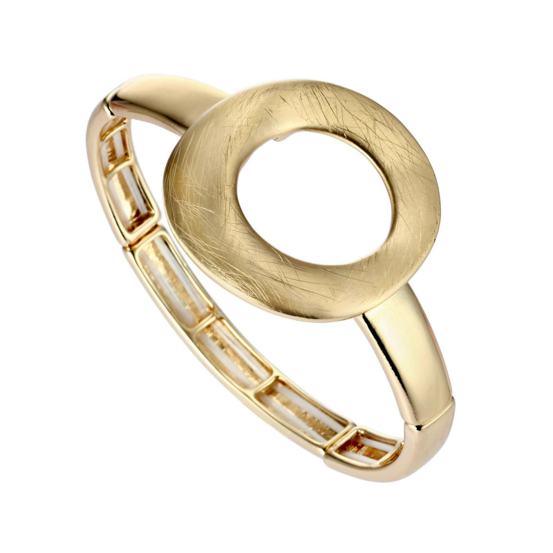 Heather - Bracelet élastique doré