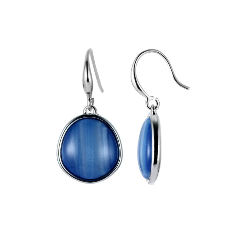 Hectorine - Boucle d'oreille bleue