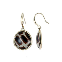 Hectorine - Boucle d'oreille léopard